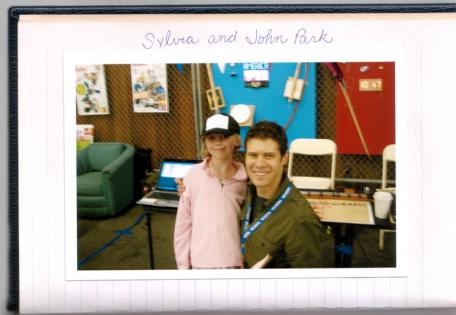 Me and John park, make TV host and super cool maker!