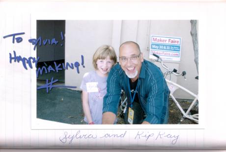 Me and Kipkay!! (from my autograph book)