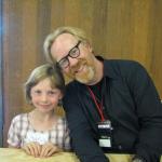 My daughter and Adam Savage. She's a born mythbuster.